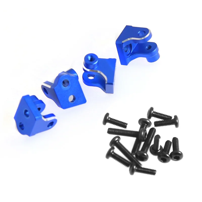 YSUN-RC Kit de asiento de fijación de barra de acoplamiento inferior para coche LOSI 1/18 Mini LMT 4X4 cepillado Monster Truck RC piezas de mejora de coche azul