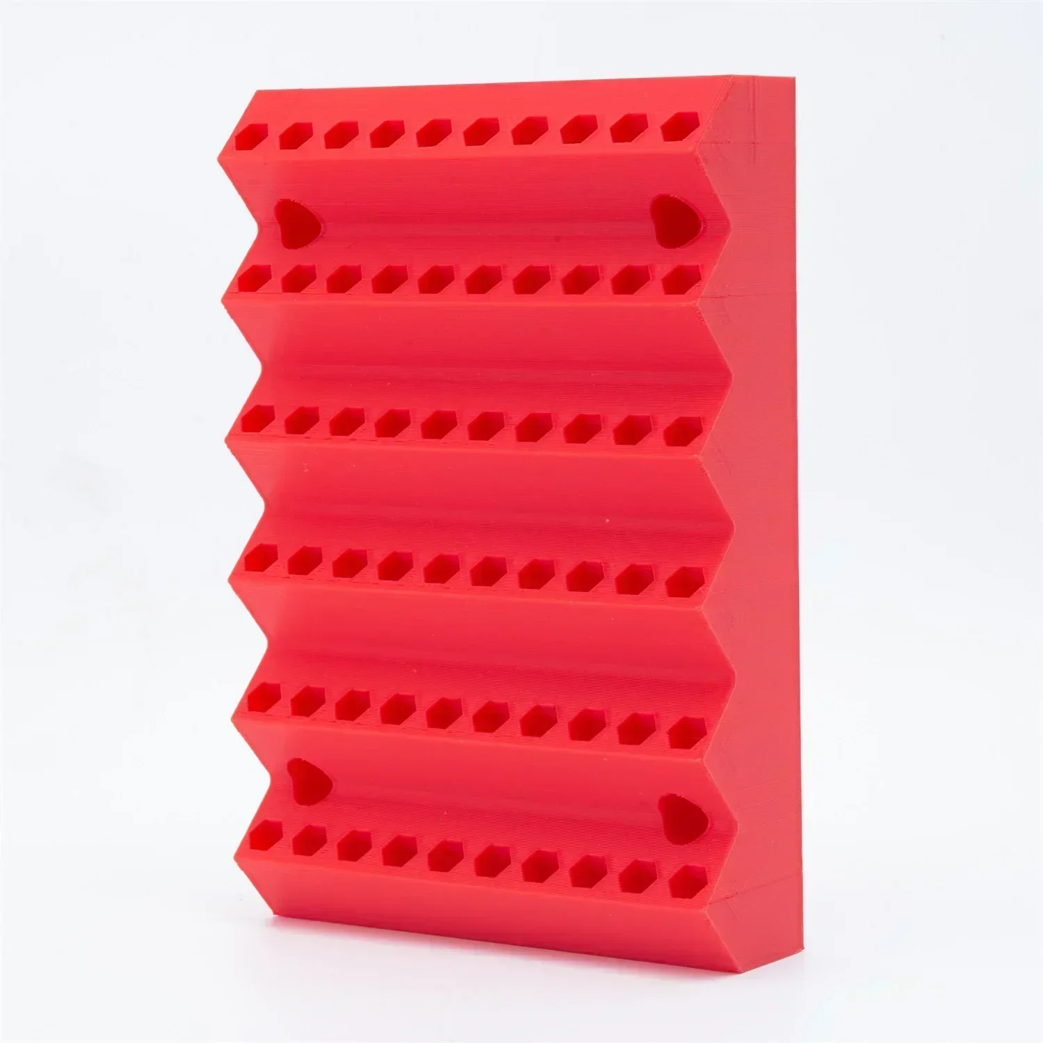 Hex Screwdriver Bit Organizer 1/4 In Hex Bit Holder Hex Bit Holder Rack Hole Bit Storage