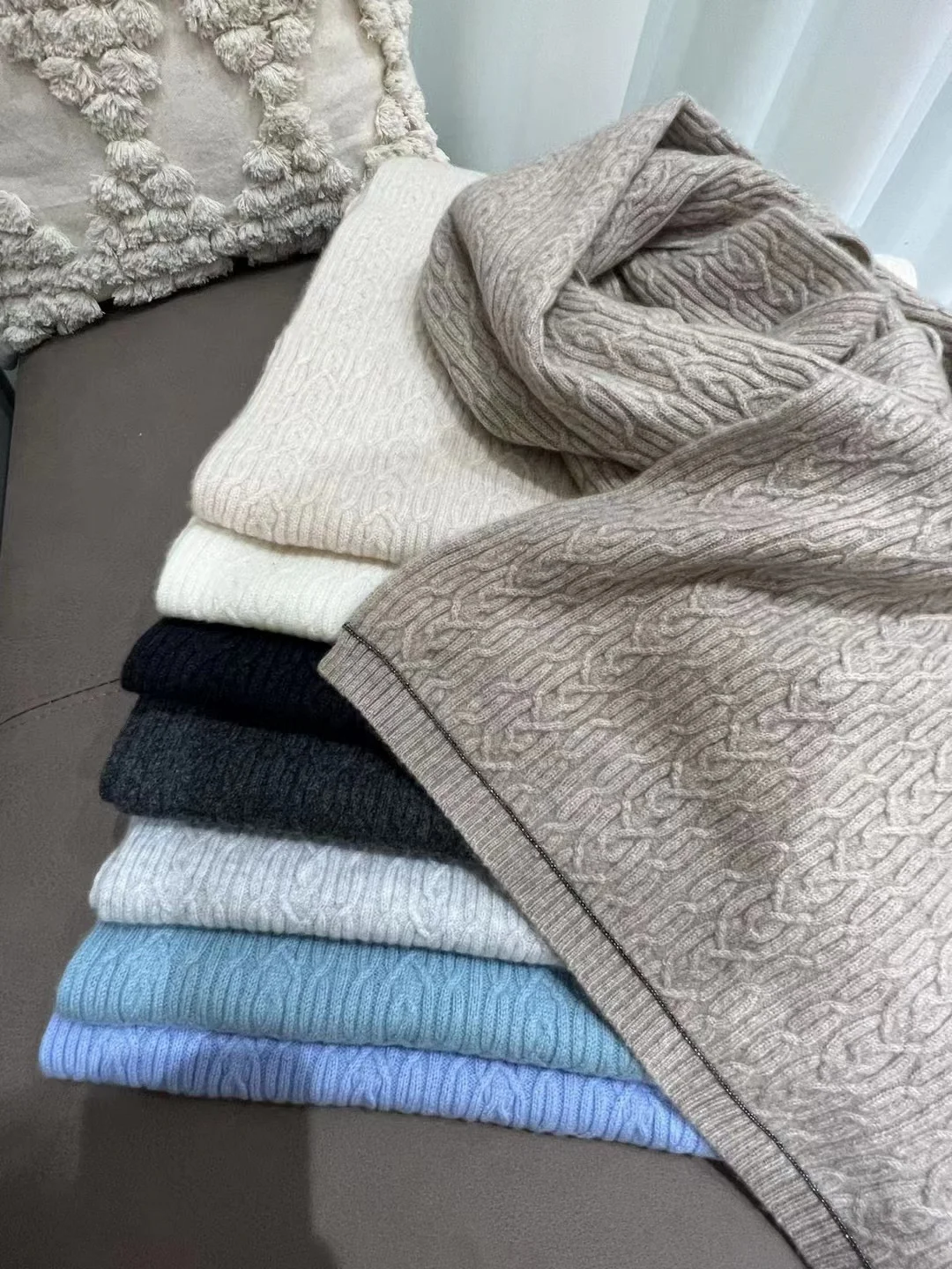 100% Cashmere Scarf, High Quality, Collection, Fall, Winter