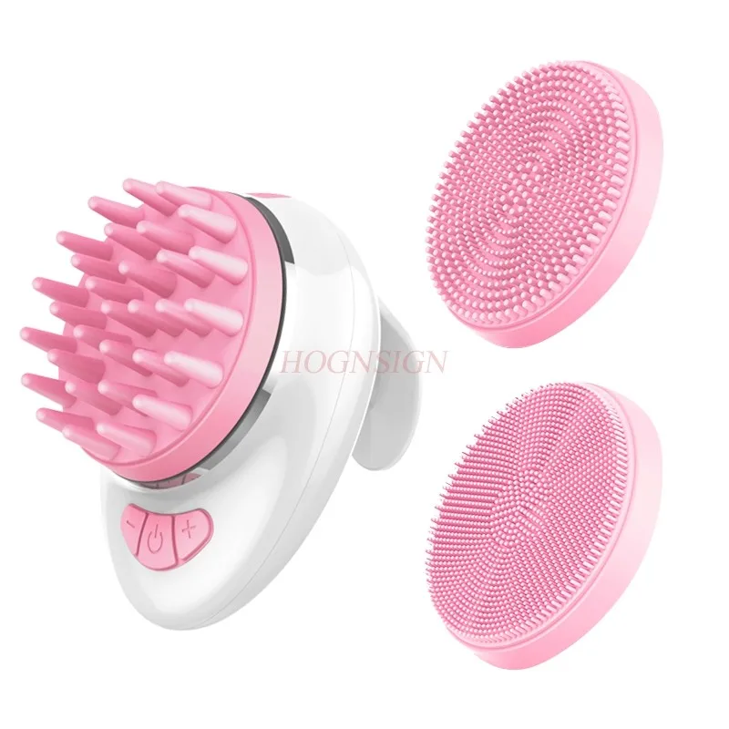 

Sonic silicone electric shampoo brush artifact head massage scalp meridian men and women cleaning instrument shampoo comb