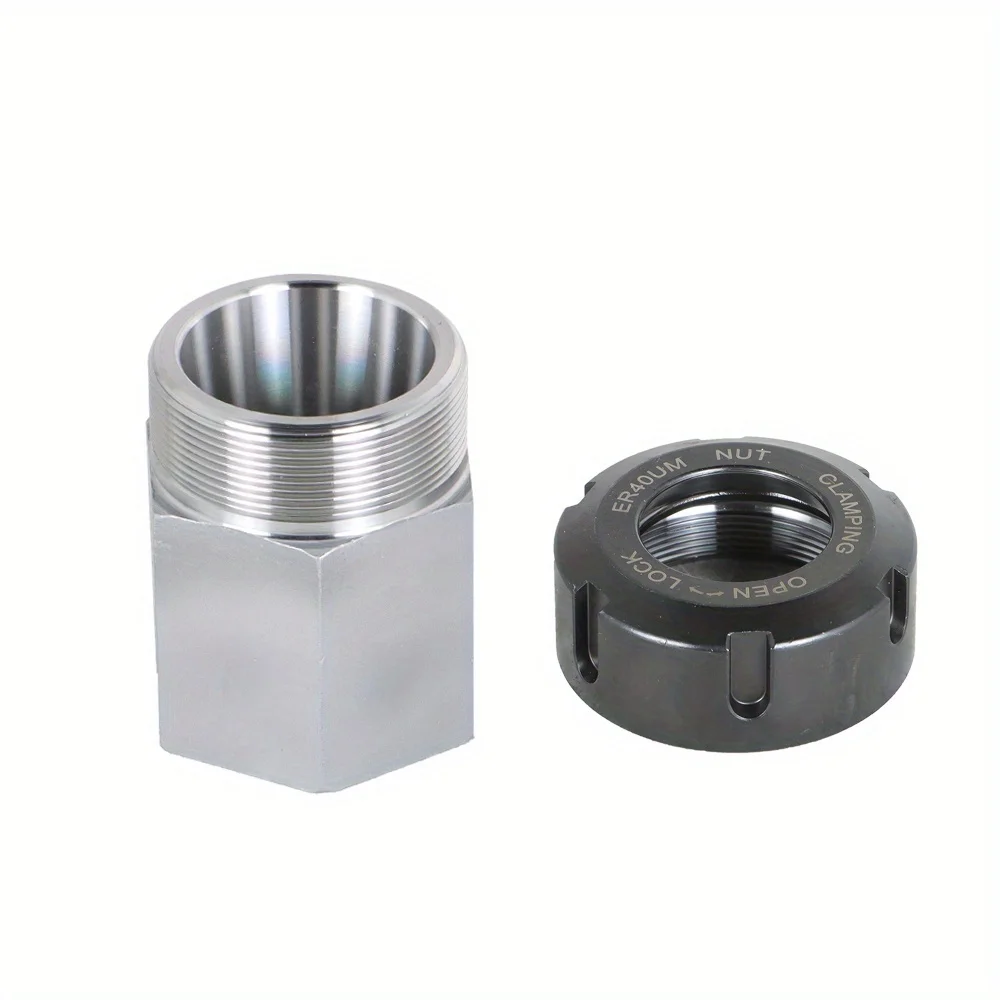 ER-40 Square Collet Block Hex Collet Block Chuck Holder untuk Mesin Bubut CNC Mesin Ukir