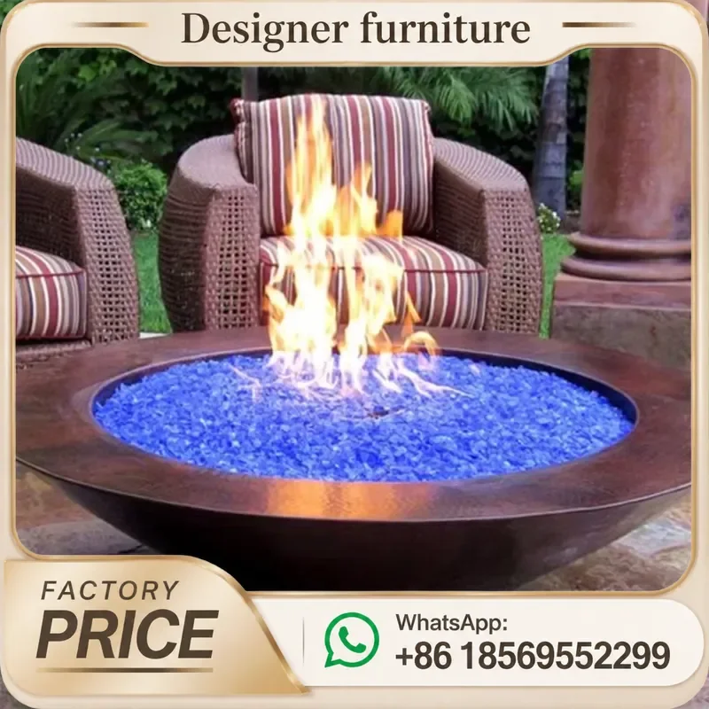 Corten Steel Fire Pit Heavy Duty Outdoor Globe Firepit For Garden Patio Backyard