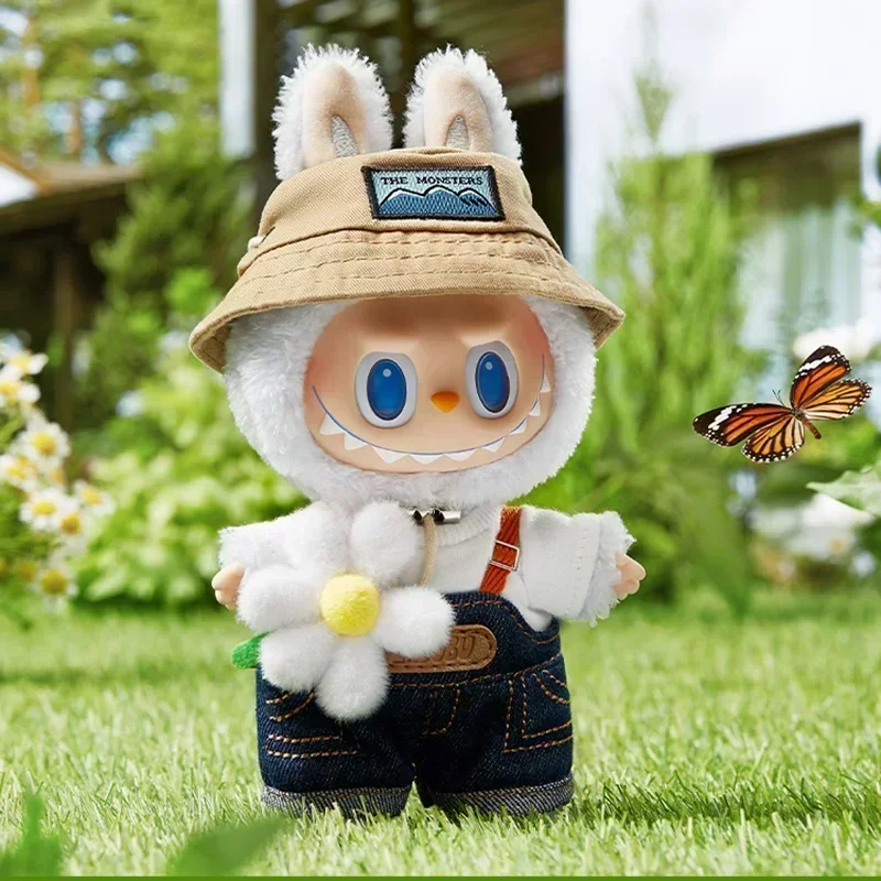 Genuine Labubu The Monsters Spring Wild Anime Figure Home Vinyl Plush Doll Cute Pendant Cartoon Decor Kids Birthday Surprise Toy