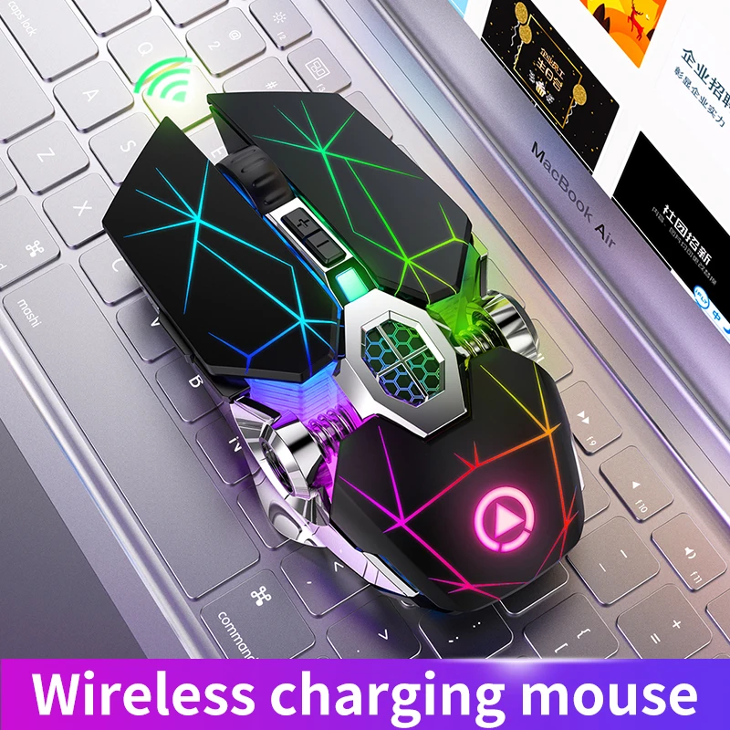 YINDIAO Wirelesss Mouse  Rechargeable Notebook Computer Office Accessories Laptops Silent Mouse