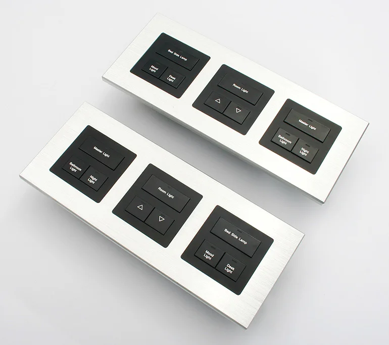 

Customize Luxury 12V DC RS485 Modbus Smart Hotel Using Bedside Switch Panels