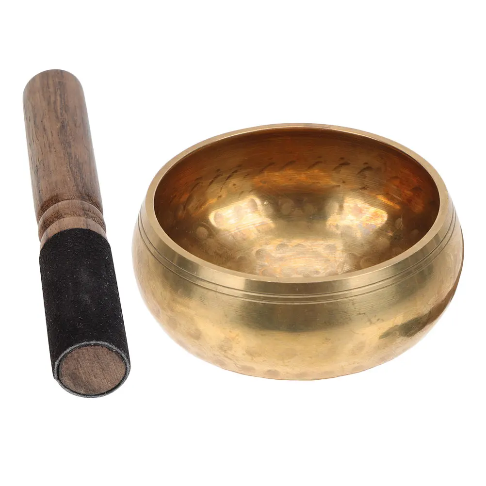 

Large Meditation Tibetan Singing Copper Bowl Spiritual Therapy Yoga Decor Bowl Set for Relaxation Light Portable Instruments Use