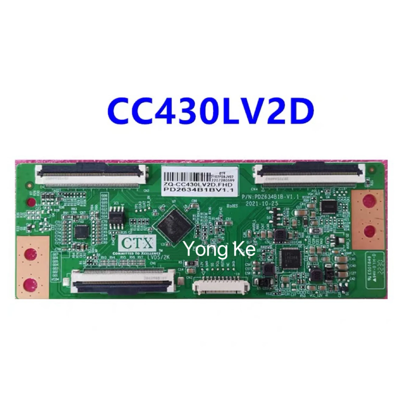 Placa lógica LE43M31 original, nueva, CC430LV2D.2K PD2634B1A-V1.1, entrada de puerto suave