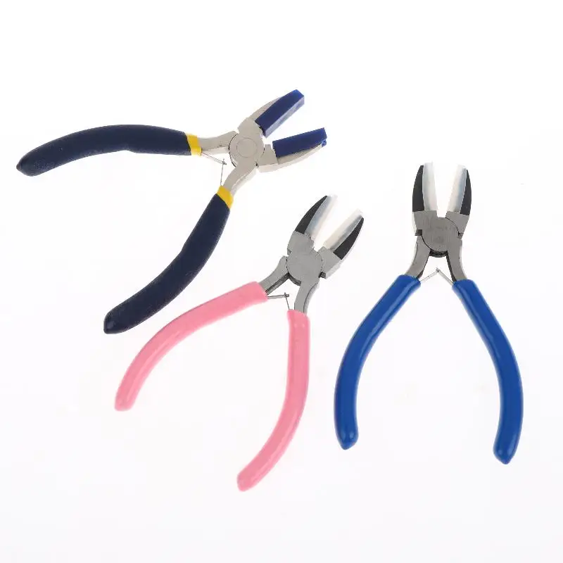 1Pc Flat Nose Pliers Double Nylon Jaw - Jewelry Wire Straightener Plier Craft DIY Tool for Jewelry Making | DIY Craft Tools