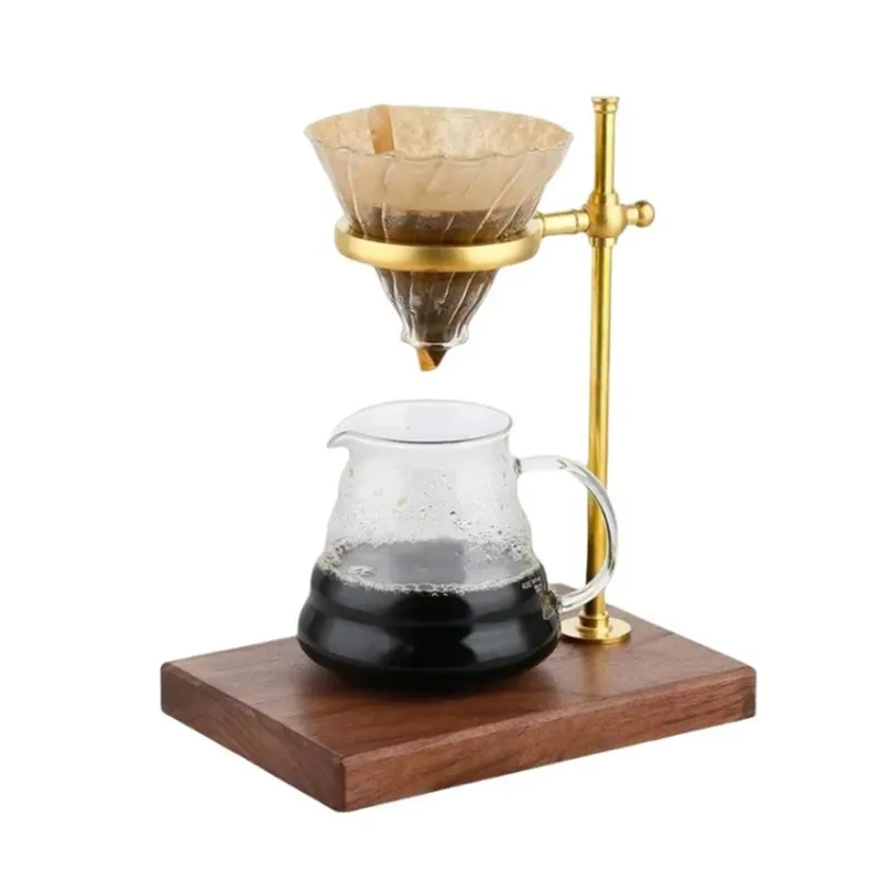 support-verseur-en-bois-et-laiton-support-de-goutteur-de-cafe-reglable-en-hauteur-base-antiderapante-support-stable-support-de-cafe-pour-bar-a-cafe-a-la-maison