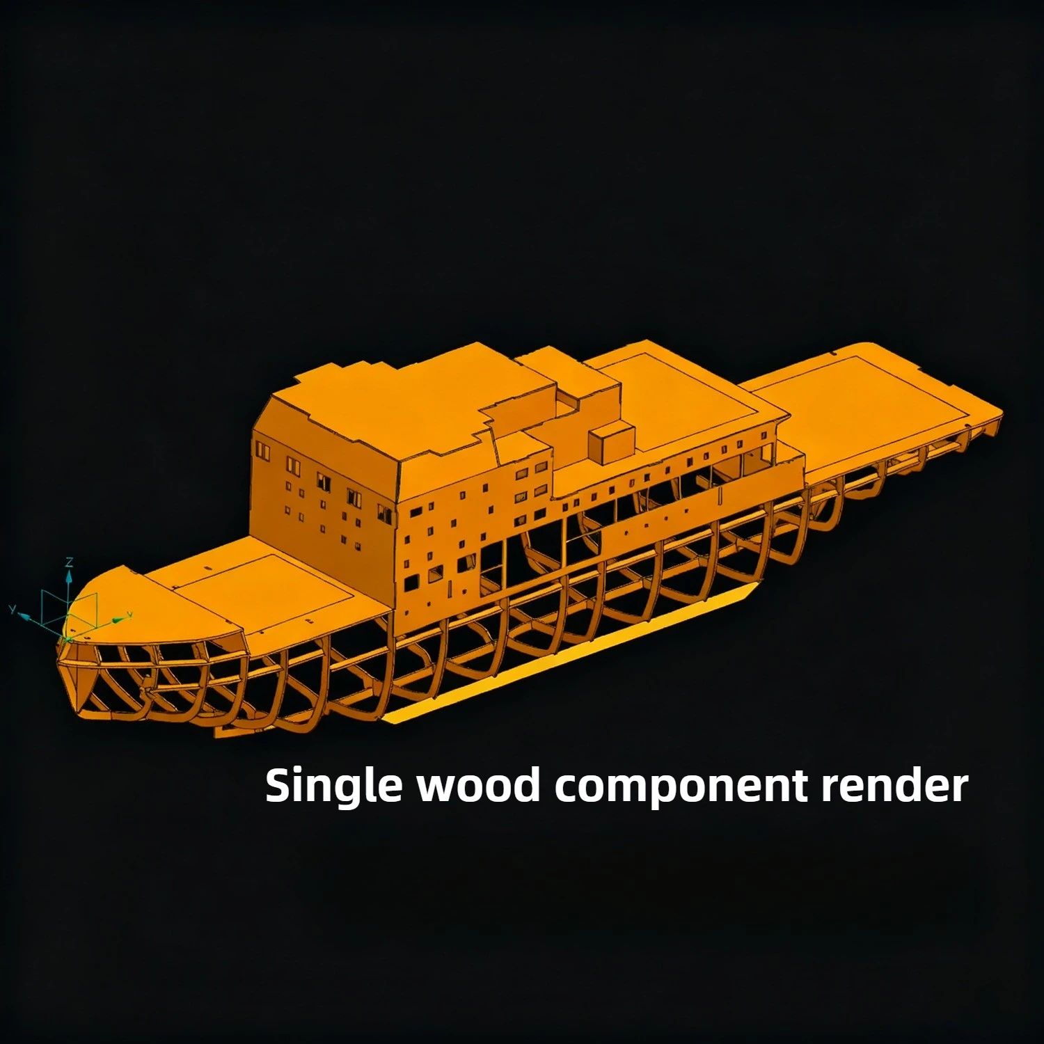 1/100 RC السفن 120 سنتيمتر شيو لونغ II قارب التحكم عن بعد خشبية بدن جزيرة FDM مطبوعة الأجزاء الهيكلية RC السفن أطقم منمذجة لعبة السفينة