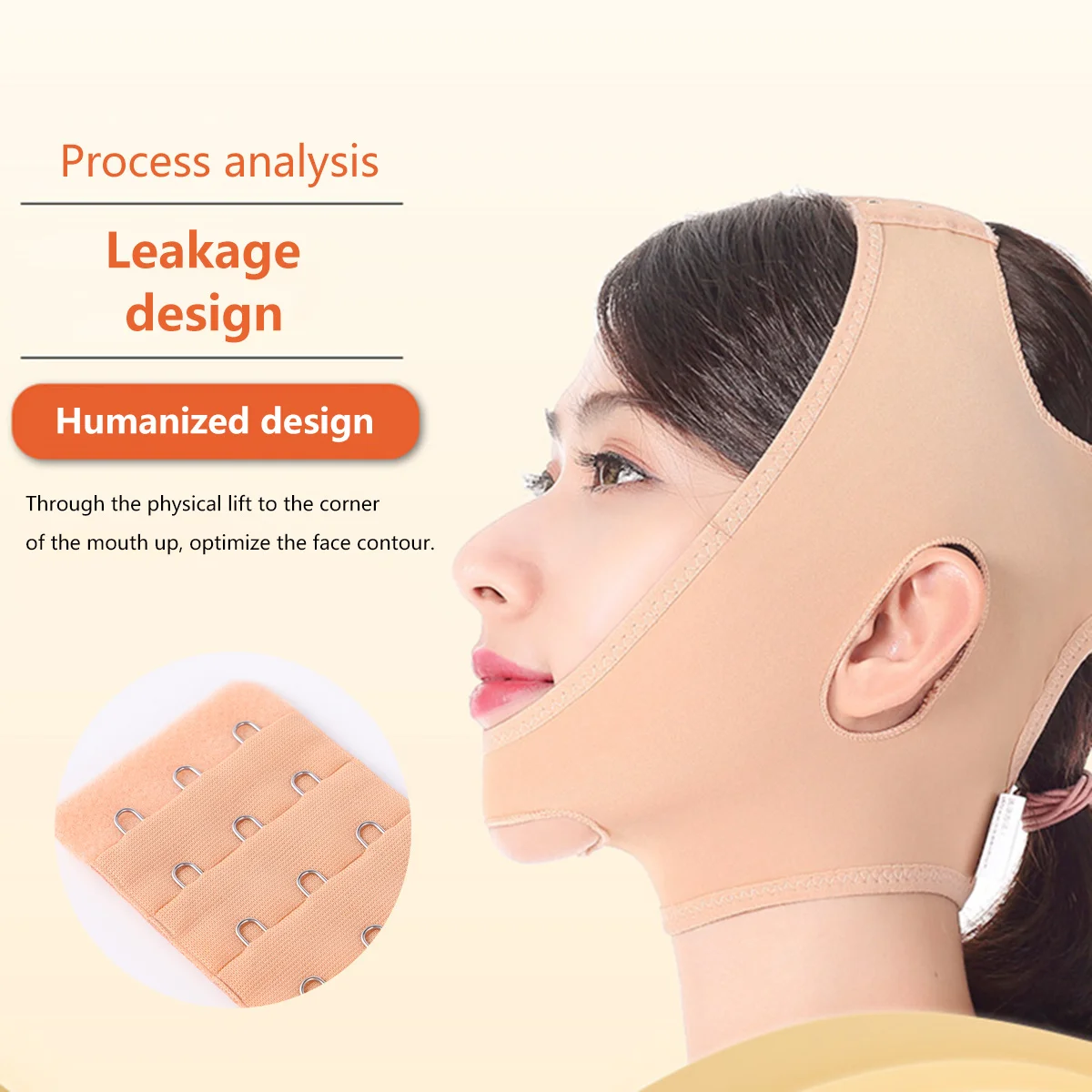 Breathable Adjustable Face Lifting Belt For Double Chin Reduction Jawline Sculpting Thin Face