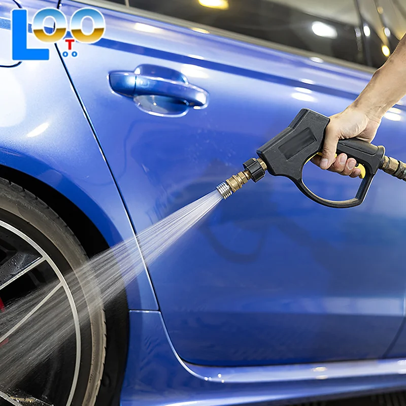 ステンレス鋼シャワーブレード高圧水鉄砲インターフェース洗浄ノズル 1/4 クイックコネクト洗車ガーデンアーバンツール