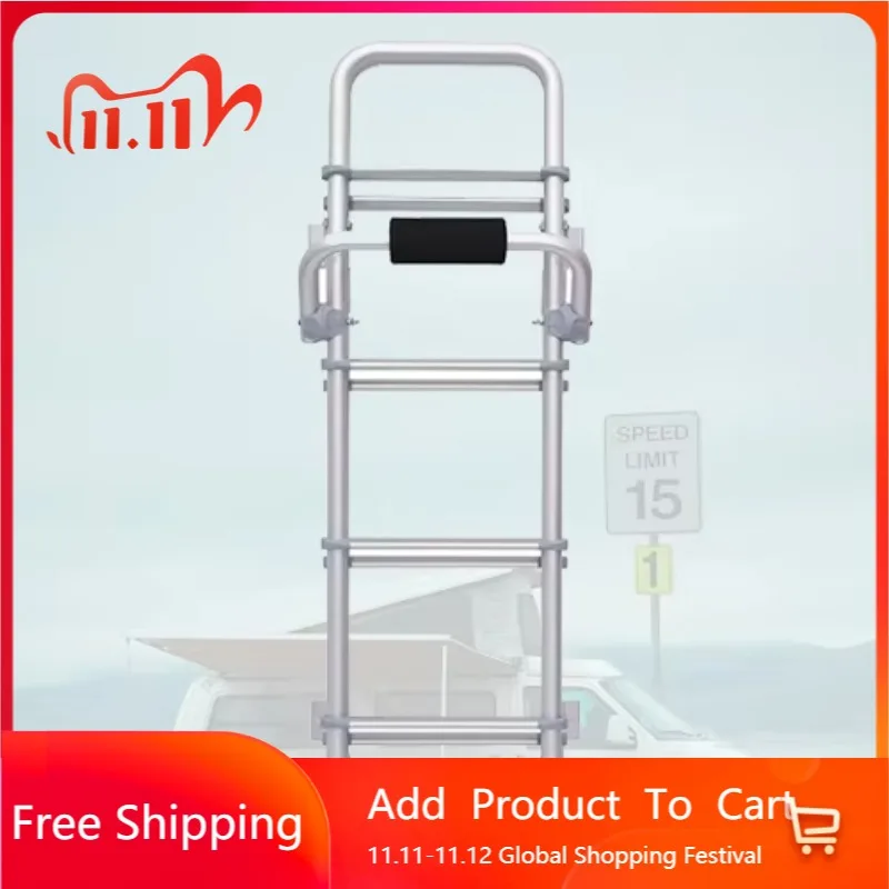 STLF High Quality Wholesale Cheap Aluminum Alloy RV Back Folding Ladder With Professional Technical Support