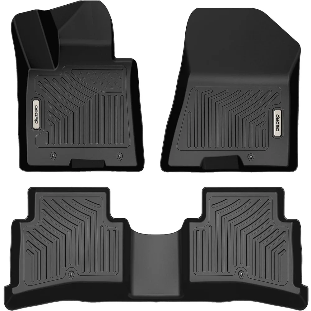 

US Floor Mats Compatible with 2017-2022 Kia Sportage / 2019-2021 Hyundai Tucson, Unique Black TPE All