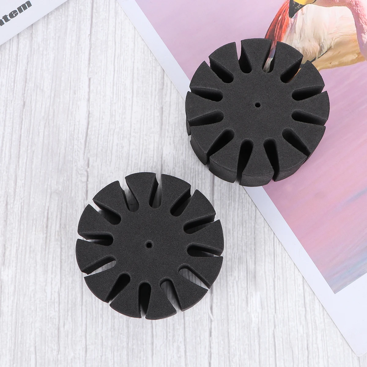 

5Pcs Eva Sponge Arrow Separator Arrow Holder Durable Black Archery Accessories Round Rack Sponge Separator Archery Accessories