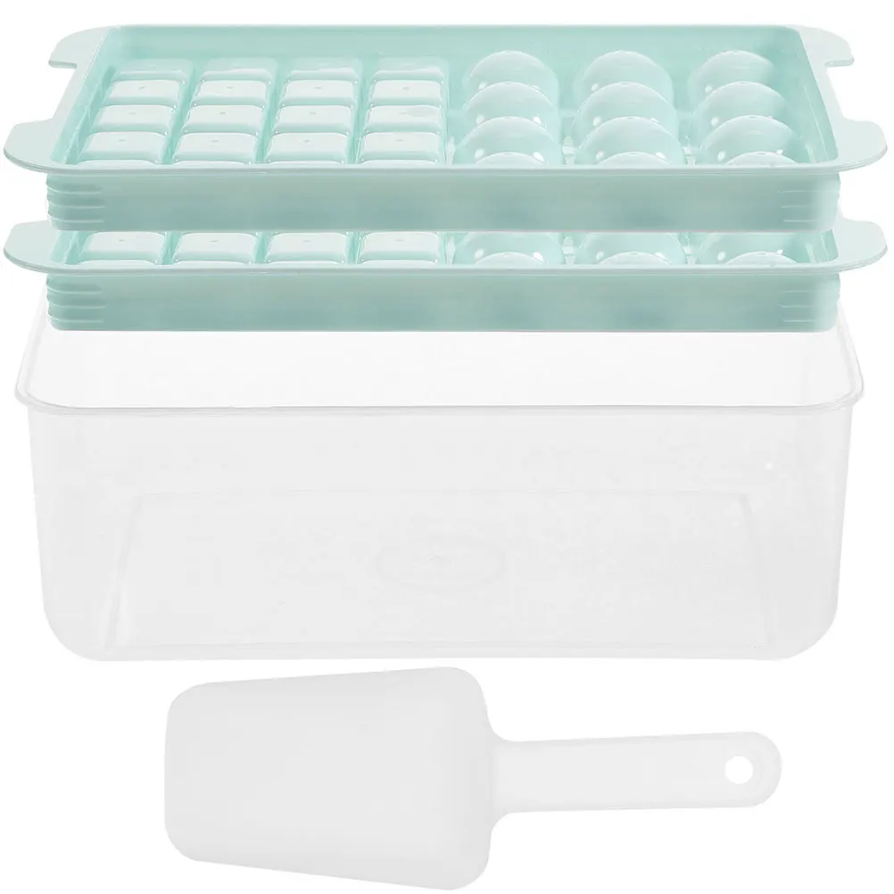 

1 Set Household Balls Maker Quick Demould Cube Mold Large Capacity Freezer Ice Tray Portable Practical Design Ice Balls Mold