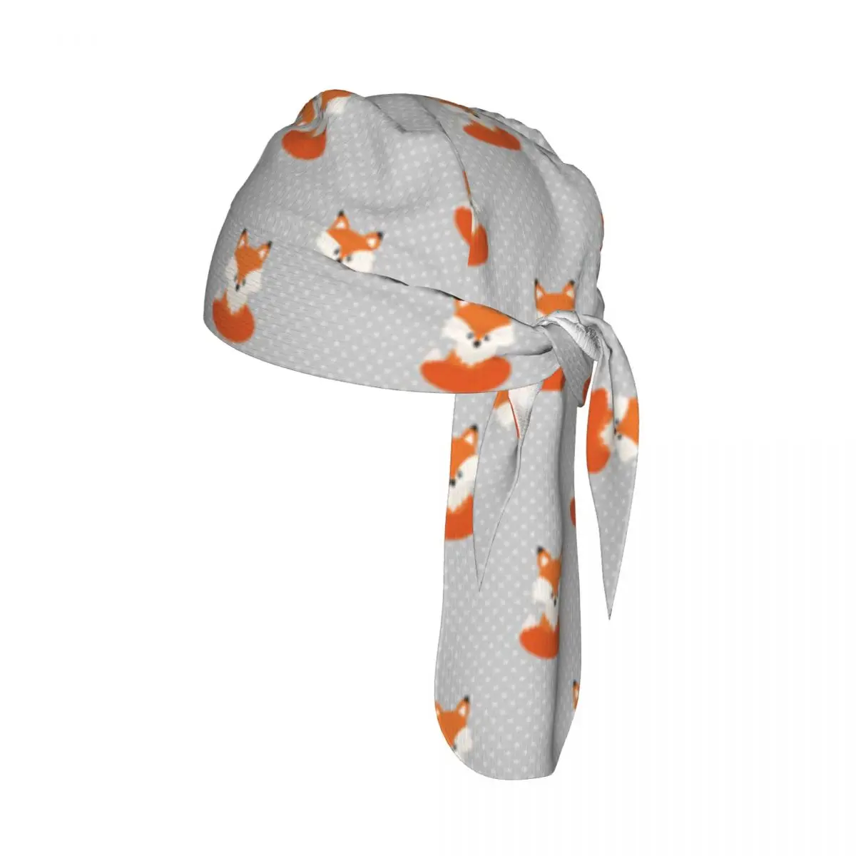 

Bicycle Headband Cap Cartoon Fox Cycling Headscarf Quick-dry Sun-Protective Hat Head Scarf