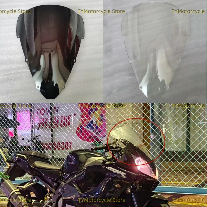 

Windproof Motorcycle Windshield Windscreen Fit For Honda CBR600 F4i CBR600F4i 2001 2002 2003 2004 2005 2006 2007 2008