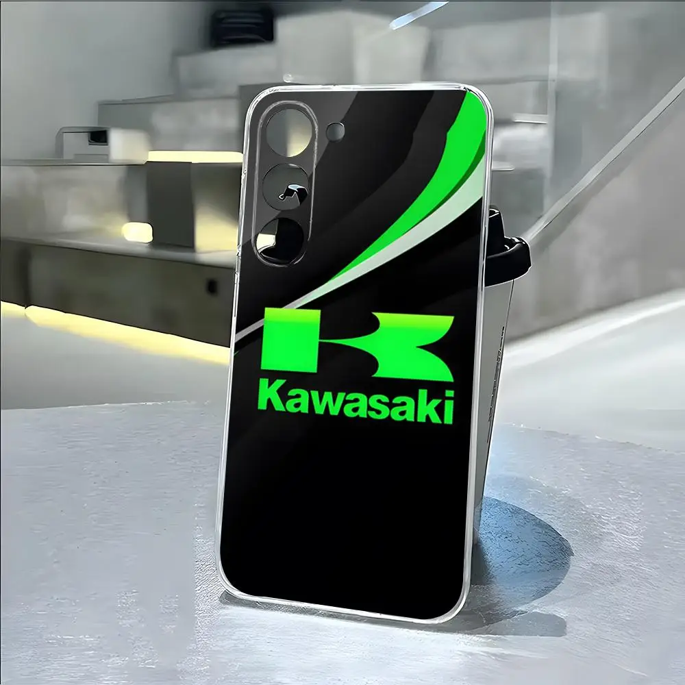 Motorrad Kawasaki Handyhülle für Samsung A16 A26 A36 A56 A35 A55 A14 A34 A54 A13 A23 A53 Transparente Fallschutz-Hülle