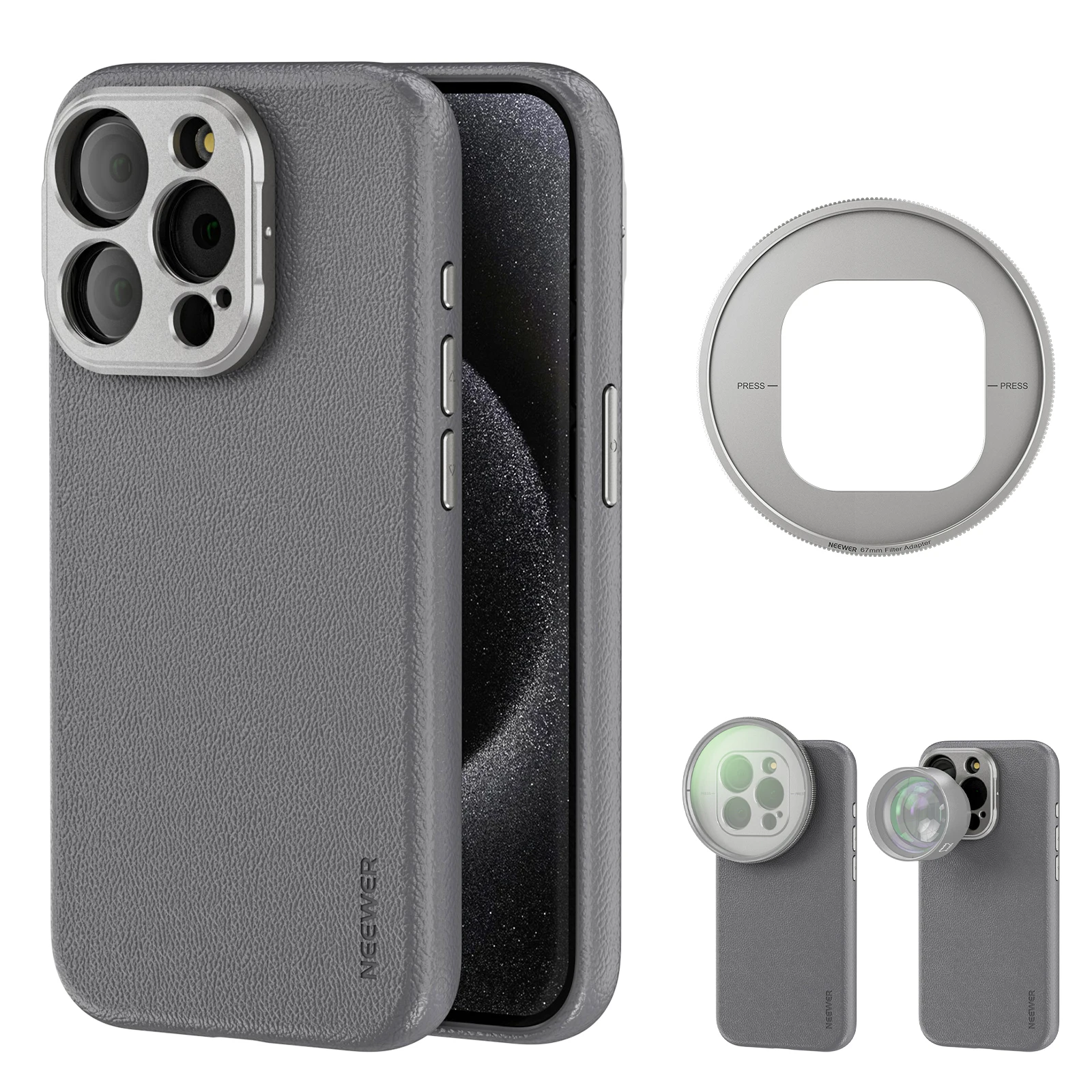 NEEWER iPhone 15/16 Pro Camera Cage Kit