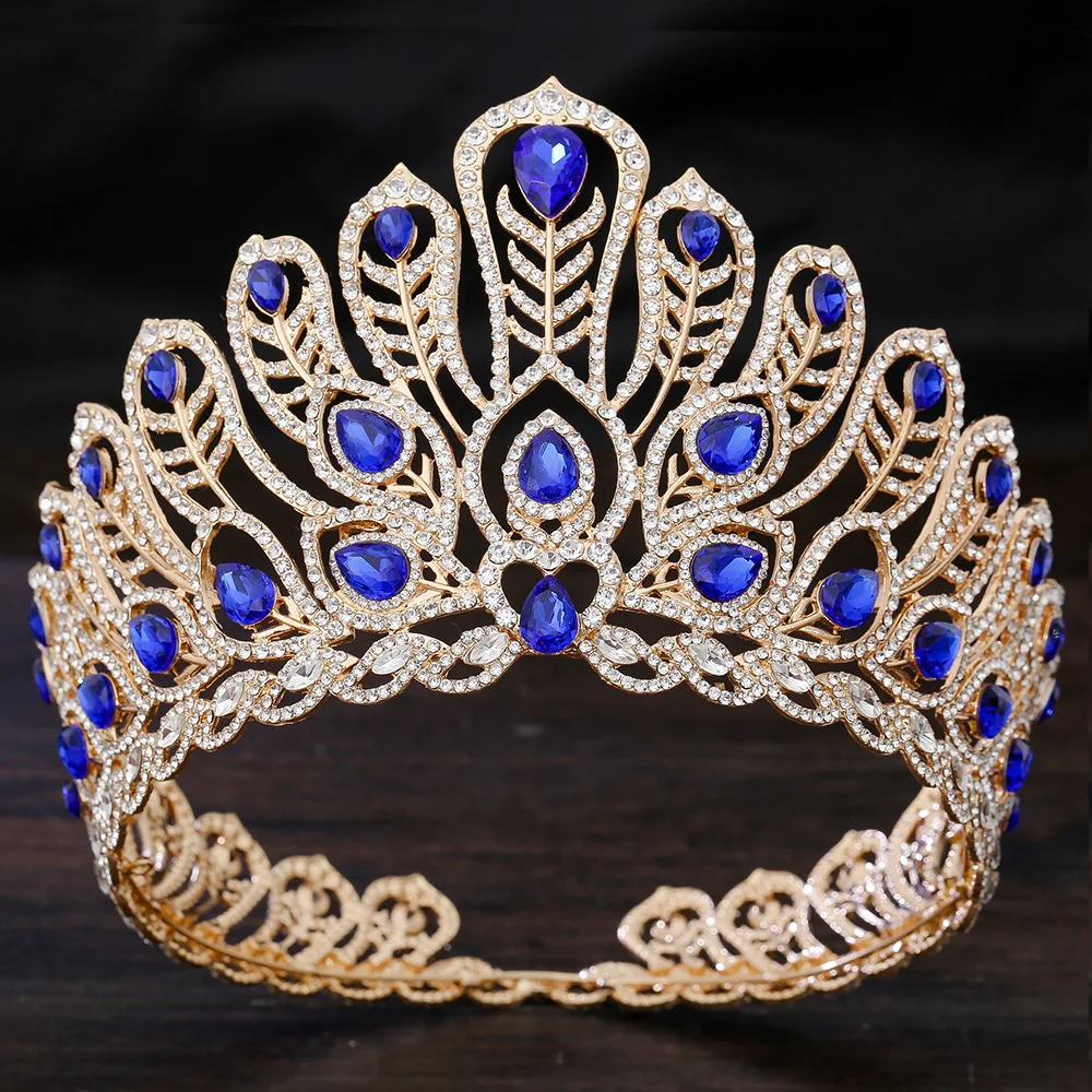 Levery 2026 Queen Pageant Kroon en Diademen Prinsessenkroon voor Vrouwen Kristallen Hoofdbanden voor Bruiden, Prinsessen voor Bruiloften