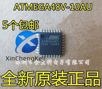 10 stücke original neue atmega48v ATMEGA48V-10AU qfp32 8-bit avr mcu mikro controller