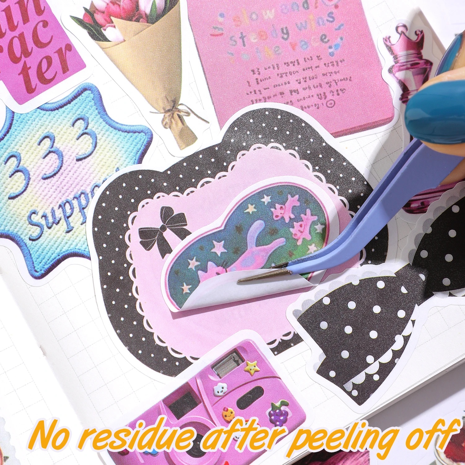 1200Pcs+ Aesthetic Sticker Boo - Travel Journal Accessories recension och pris