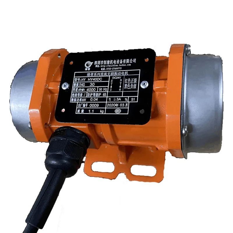 DC borstelloze Bldc ​ Motor Elektrische Trillingen Motor 12V 24V 50W Beton VibraConcrete Vibrator Hoge Frequentie Vibrator Excentrische