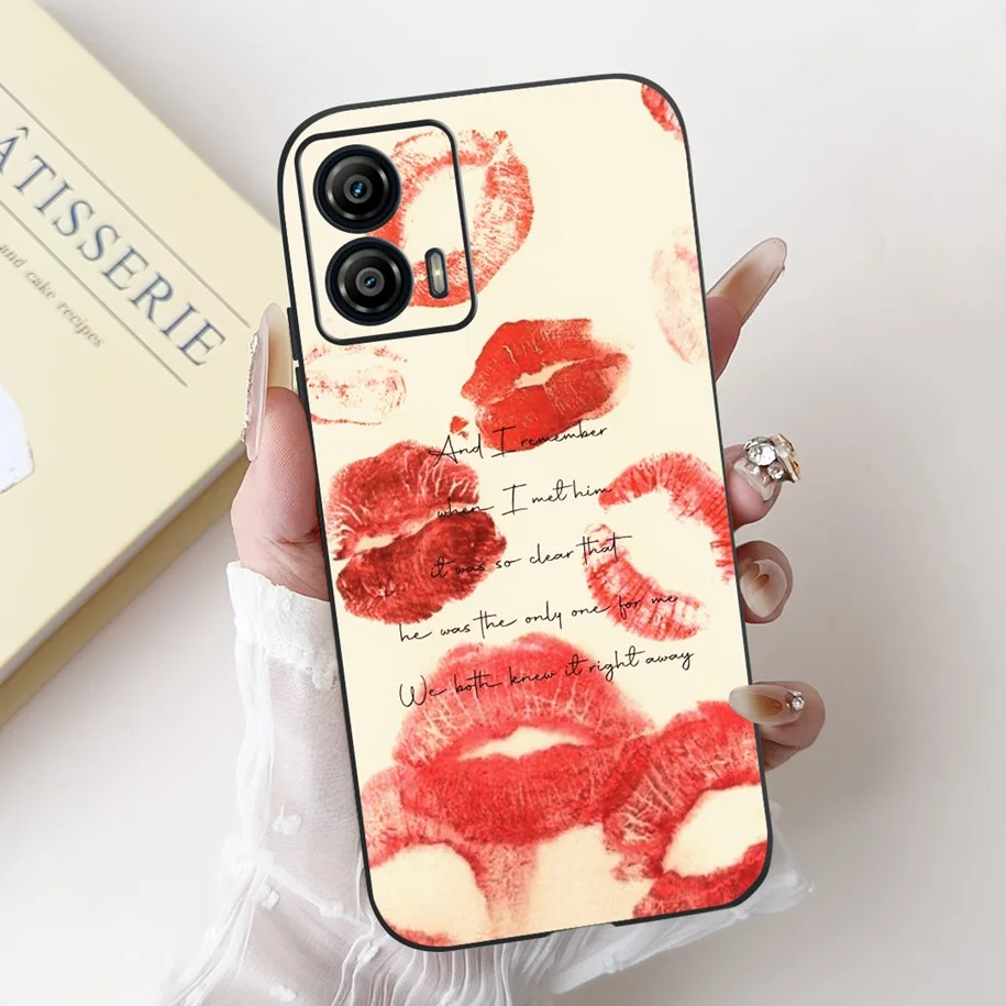 Shockproof Case For Motorola Moto G53 G73 5G Cover Cute Cactus Rabbit Cartoon Soft Silicone Matte Funda For MotoG53 MotoG73 Capa