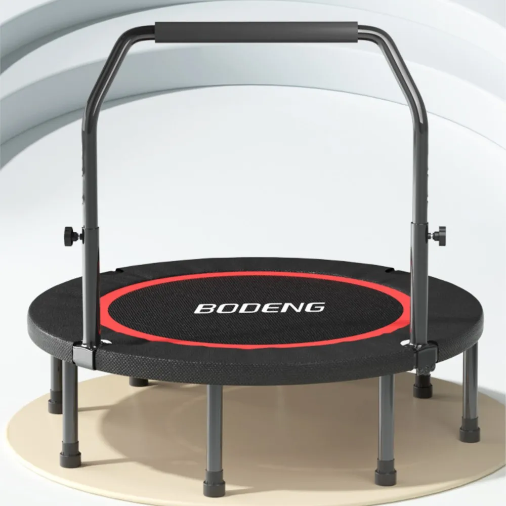 TULX Motion Trampoline Height Adjustable All Steel Sturdy Frame High-strength Elastic Spring Safe Design Without Hurting Feet