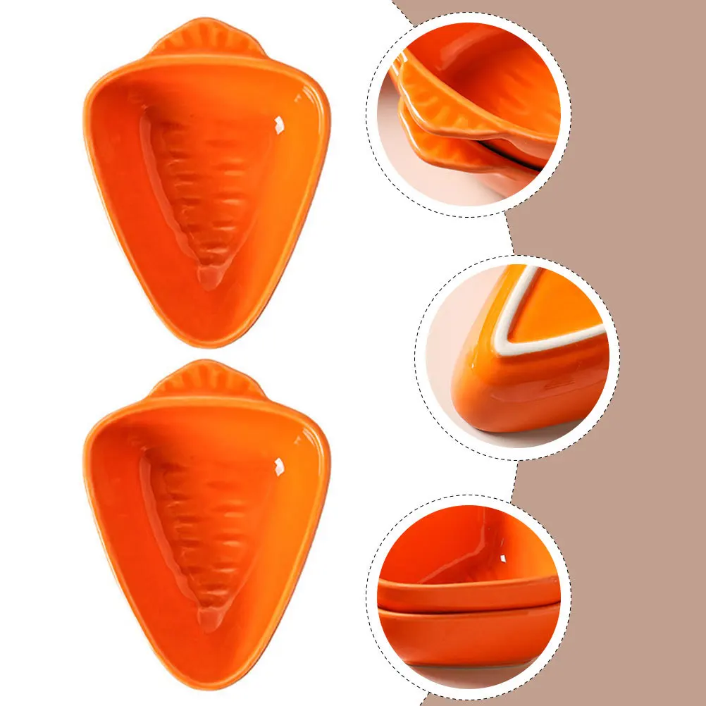 

2 шт., керамическая посуда для соуса, стабильная нижняя миска, кухонная посуда, держатель для приправ, барбекю, пикника, блюдо для соуса