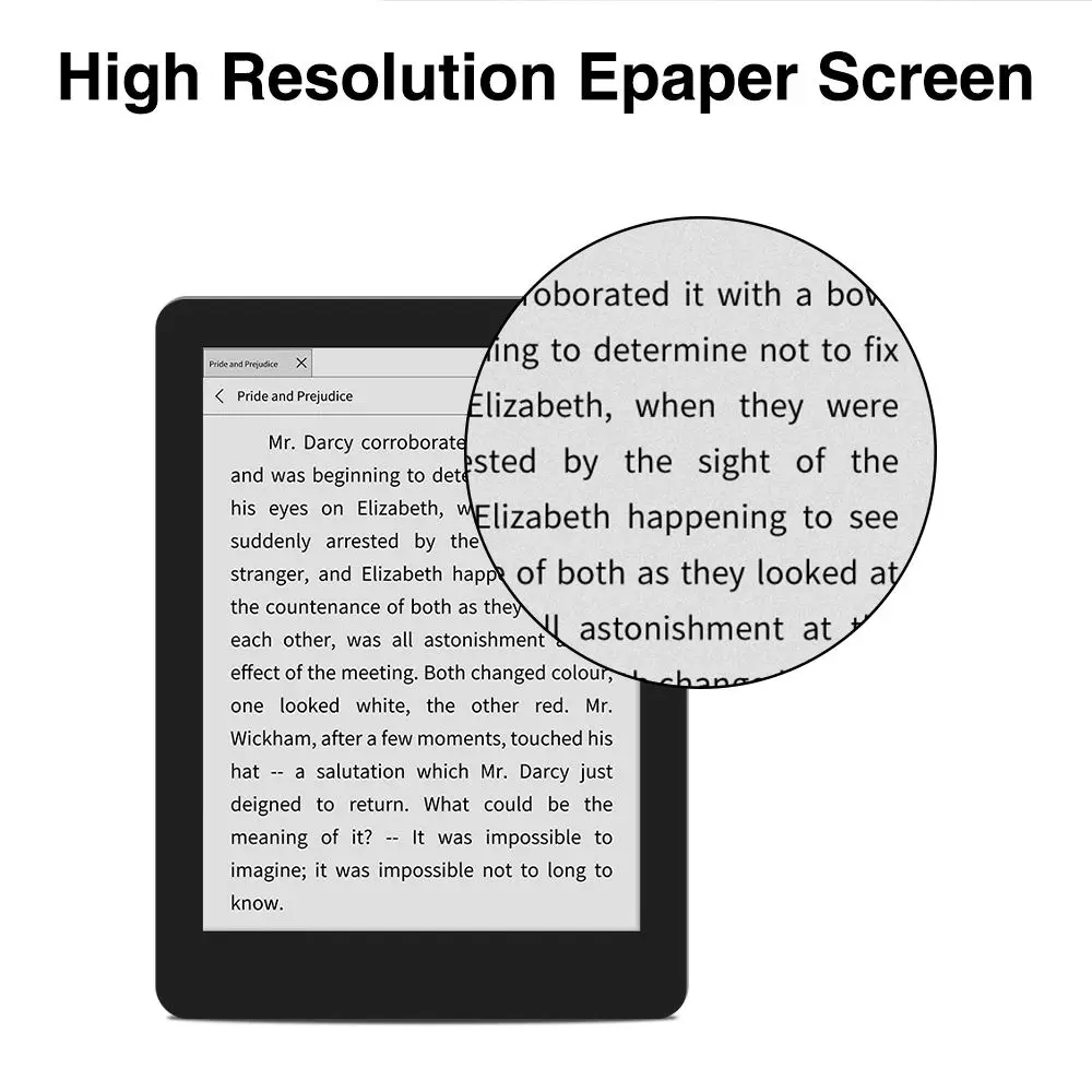 2023 Eink Epaper 리더, BLE 와이파이, PDF 형식, 전자 잉크 터치 스크린, 전자 책 리더, HD e리더, 6 인치, 인기