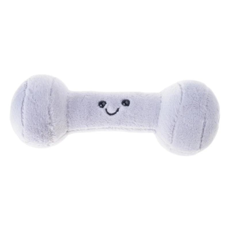 赤ちゃんに優しいダンベル型ぬいぐるみスローピロー早期学習感覚ギフトブルー 15UB