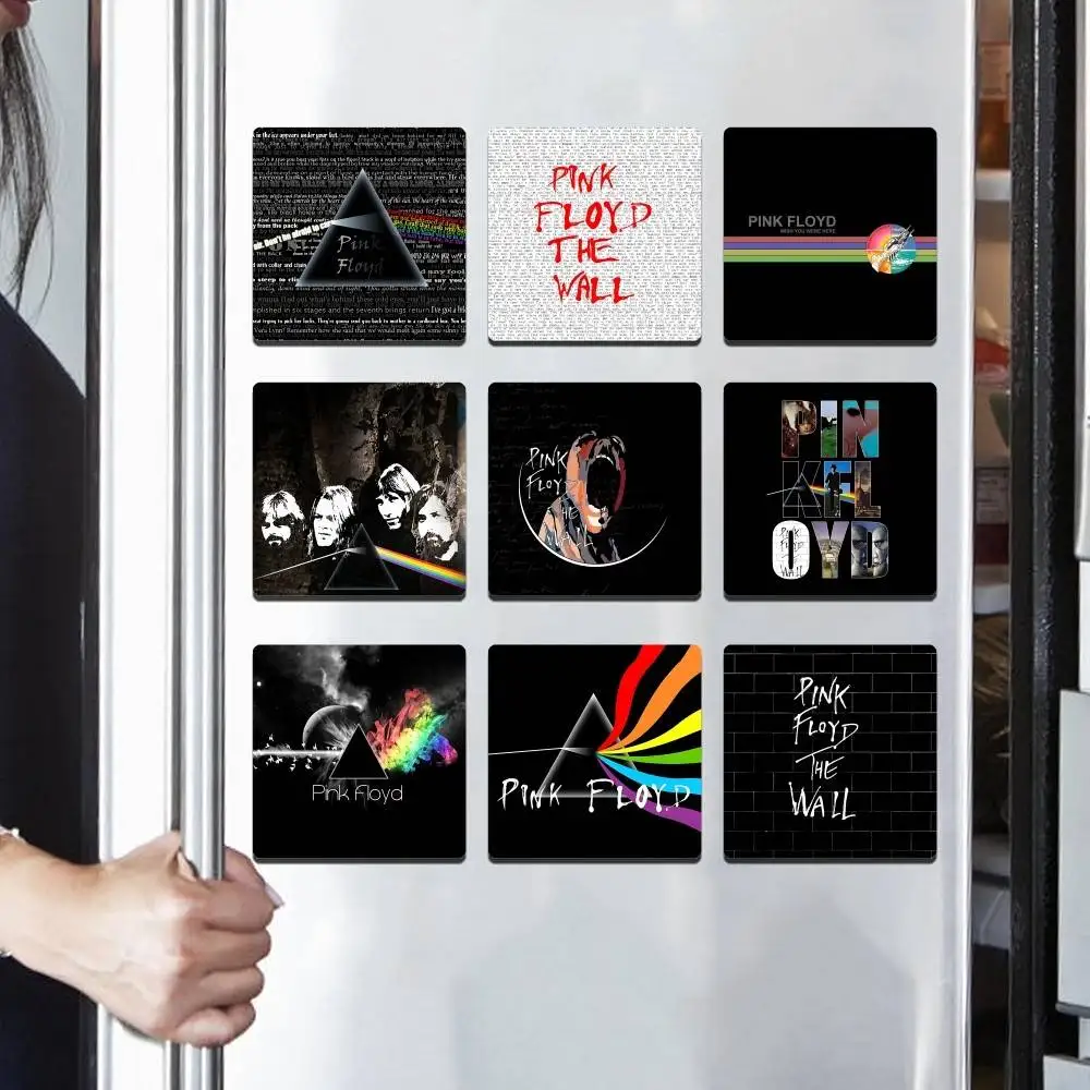Band P-Pink F-Floyds Personalized Creative Classic Painting Magnets Fridge Photo Message Decorative