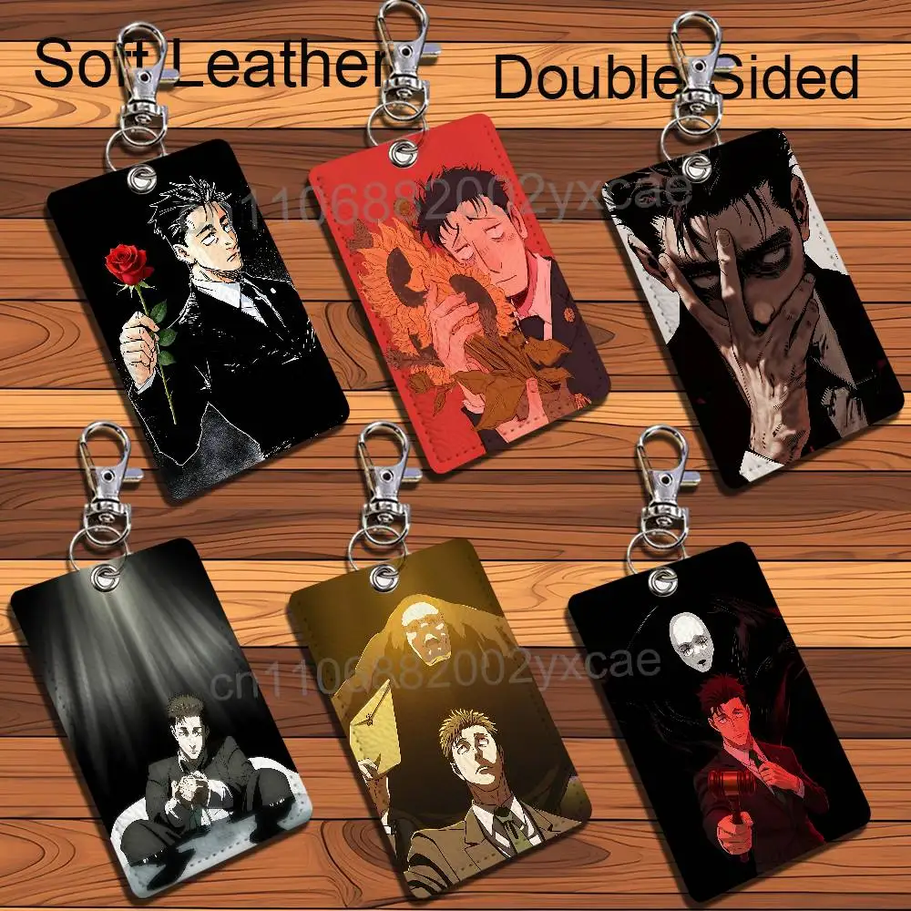 

Mental breakdown Higuruma Hirom Keychain Holder Suitable For Subway Bank Card Bus Card Case Badge Holder Wallet Card Textured