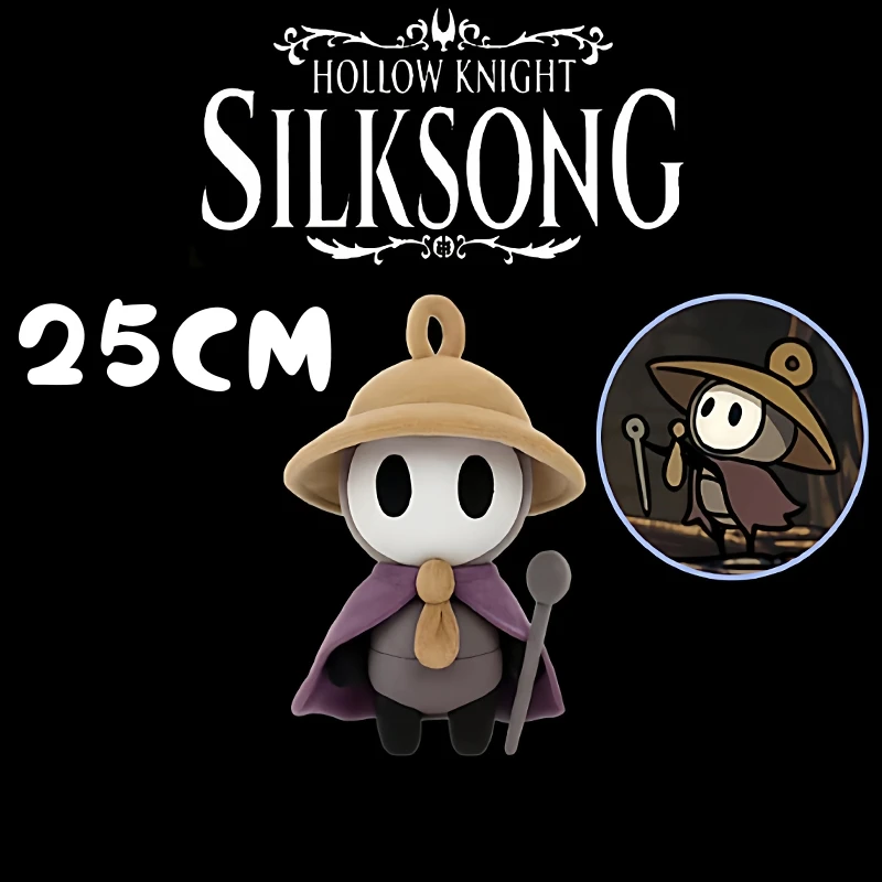 

Новая плюшевая кукла Hollow Knight Silksong Game, мягкая игрушка, коллекционная фигурка, подарок для фанатов, подарок на день рождения, Рождество