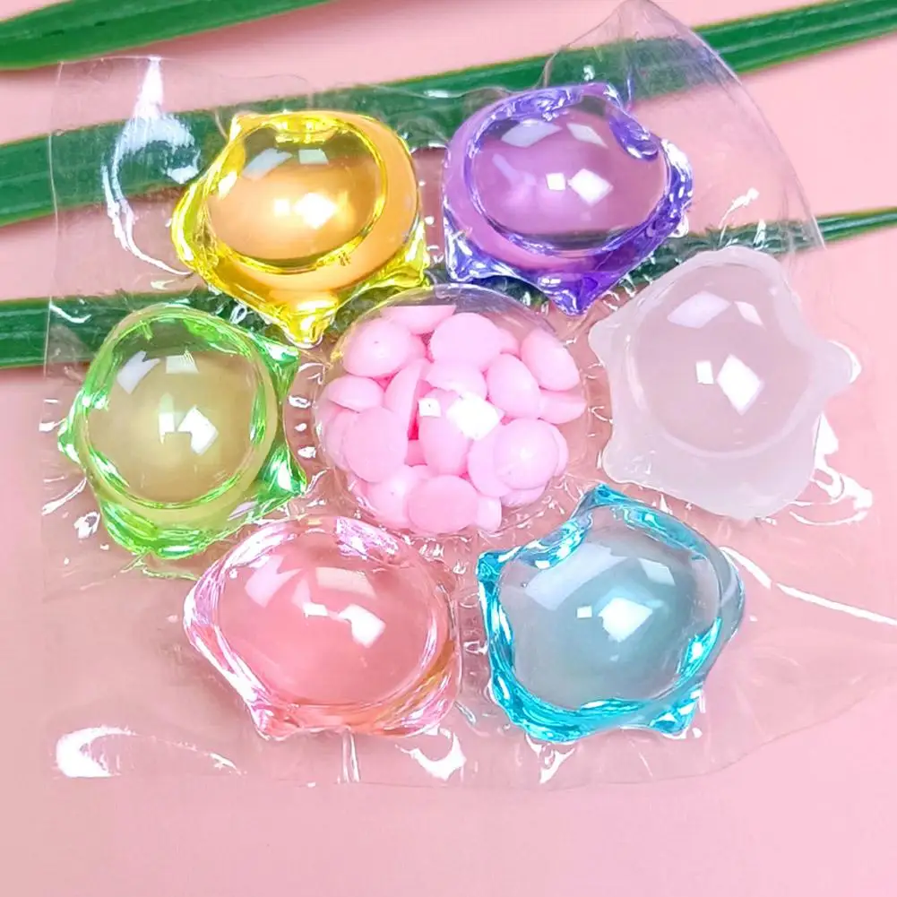 7in1 Laundry Beads Detergent Liquid Capsule Ball Fragrance Beads Soft Clothing Diffuser For Washing Machine G0r8