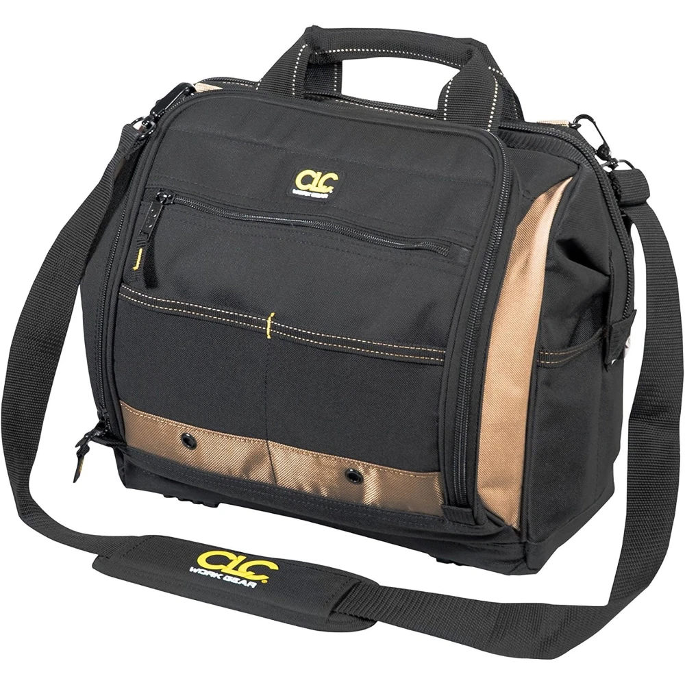 

Сумка для инструментов с 30 карманами и множеством отделений, 13-дюймовая, усиленная, для тяжелых условий эксплуатации