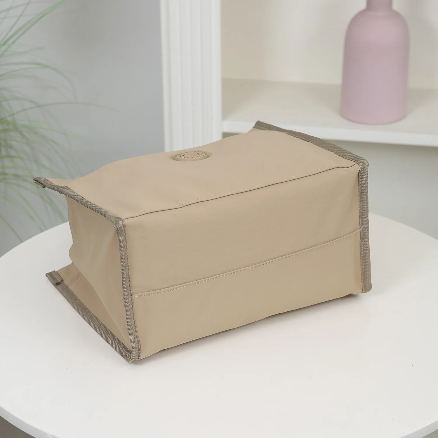 DLIU, Neuer Stil, Einfarbig, Große Kapazität, Tragetasche, Lunchbox-Aufbewahrungstasche, mit Innenfutter aus Aluminiumfolie – Detail 8
