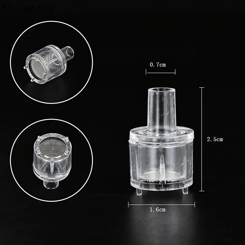 

2pcs PVC Filter Connect for Garden Inlet Pipe Filter Head Water Purifier Joint With Strainer Net Watering Irrigation Filter