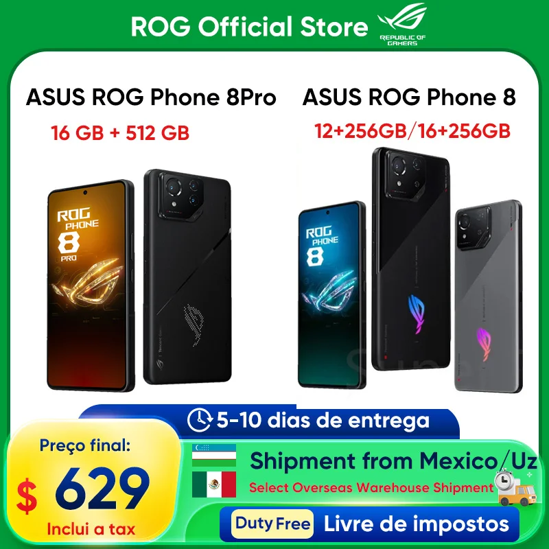 ASUS ROG Phone ROG 8/ROG 6 5G Gaming Phone El precio incluye el IVA Entrega en 5 días Envío rápido de Mexico