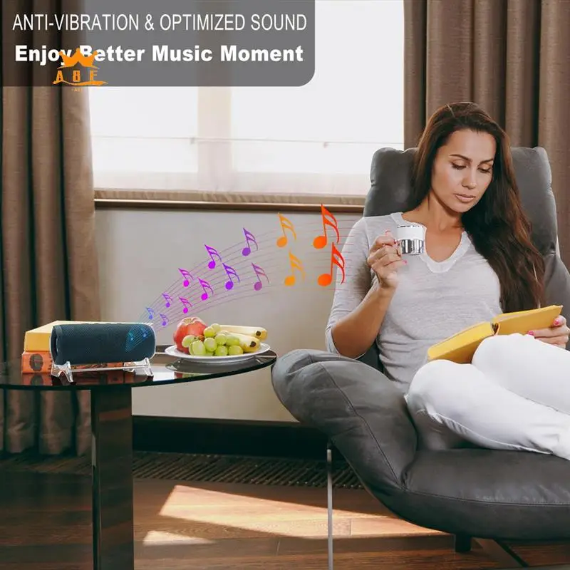 

A08E-Txesign Desktop Stand Speaker Holder For Flip 5/Flip 6 Speaker, Speaker Stand Table Holder Speaker Display Stand