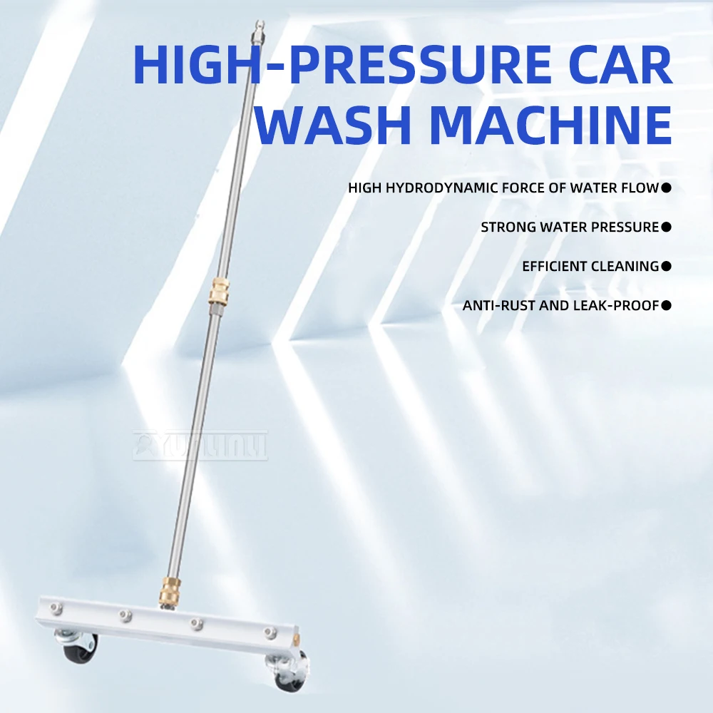 4 Nozzle High Pressure Washer Gun, Underbody Chassis and Surface Cleaner Attachment for Car Washing