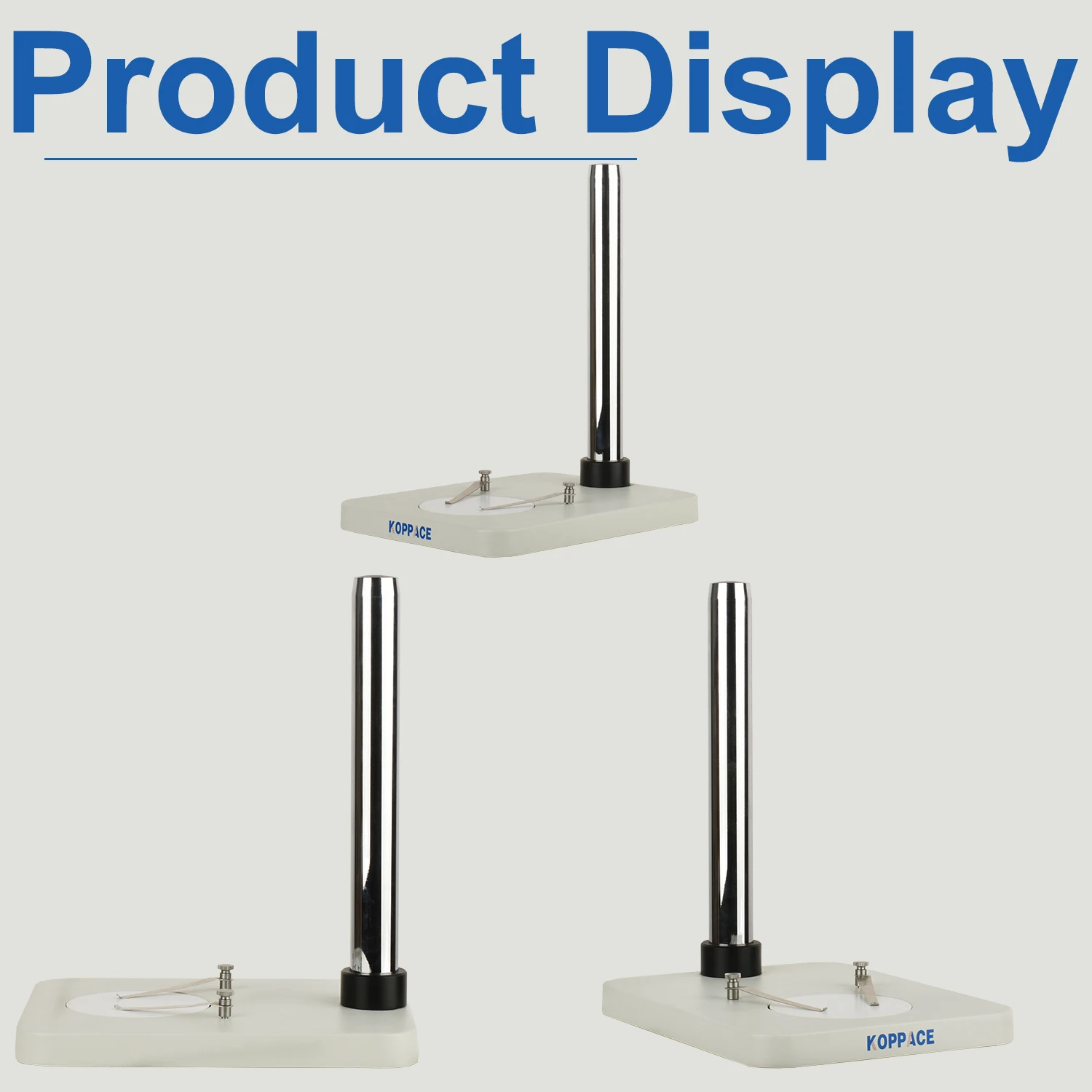 KOPPACE Microscope Bracket Column Length 240mm Diameter 32mm Base Plate Size 200x255mm