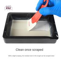 A41Z-5Pcs Light Curing 3D Printer Replacement Parts Resin Trough Tank Cleaning Scraper For Anycubic Photon Elegoo MARS LCD DLP S
