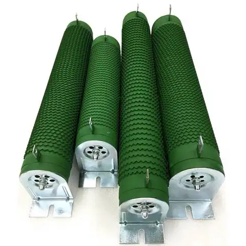 1PC 전원 코팅 골판지 권선 저항기 5% 고정형 관형 모양의 Pipple 권선 저항기 20W 100W 300W -1000W