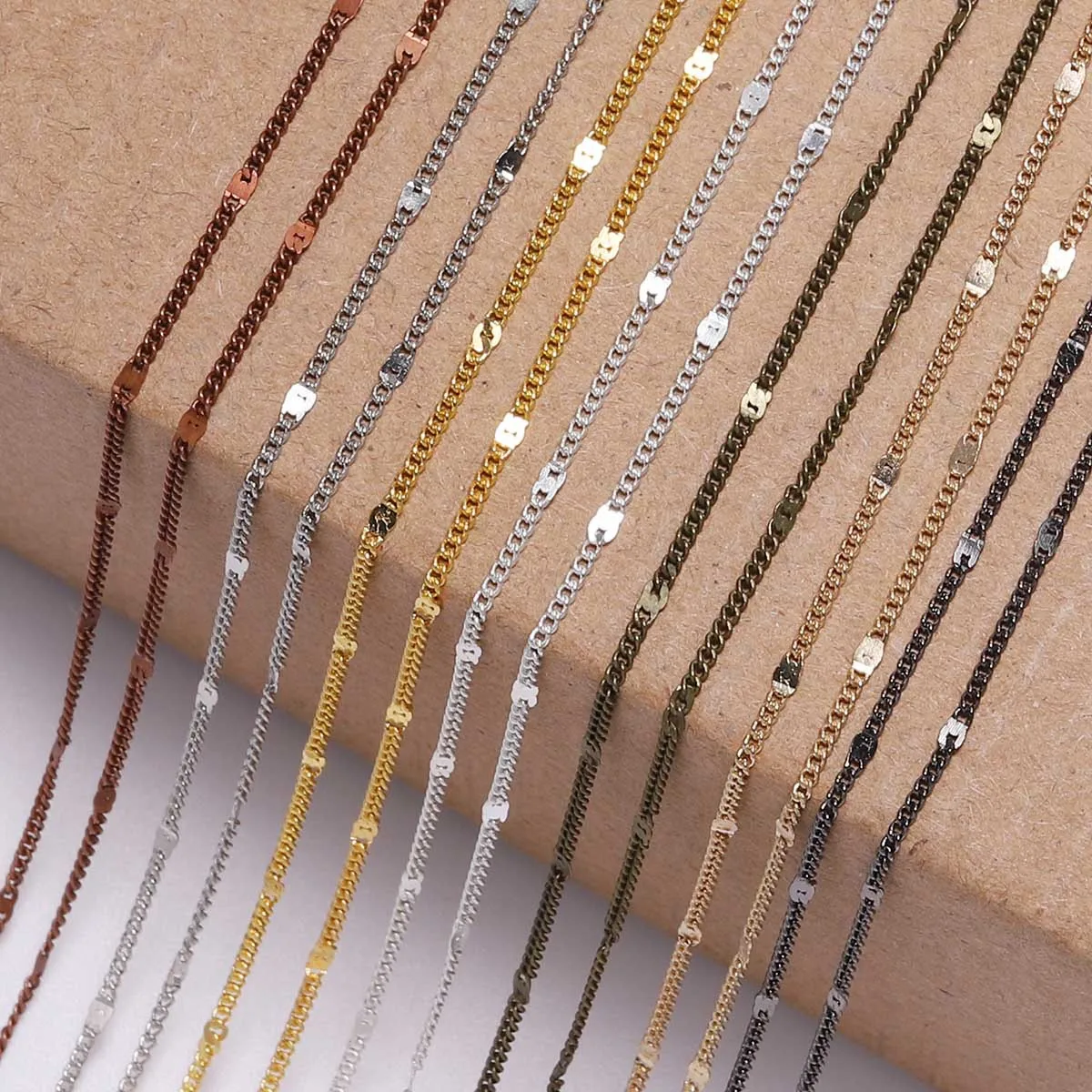 5m/PCS Hot Selling Multi Specification Pendant With chain, Bracelet necklace, Starry Sky Chain DIY Jewelry Accessories Wholesale