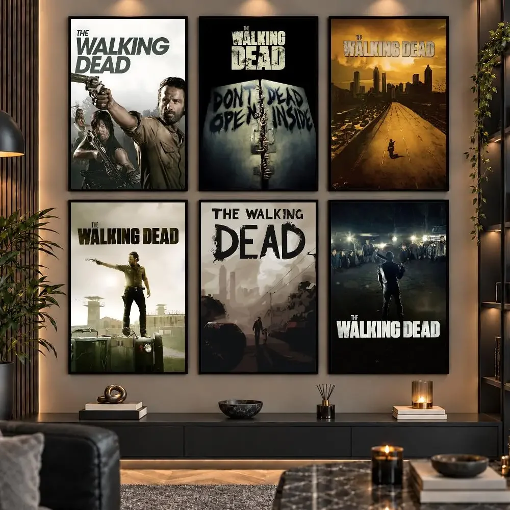 TV Show The W-Walking D-Dead Painting Calligraphy Canvas Wall Art Prints for Living Room Bedroom Home Decor Gift