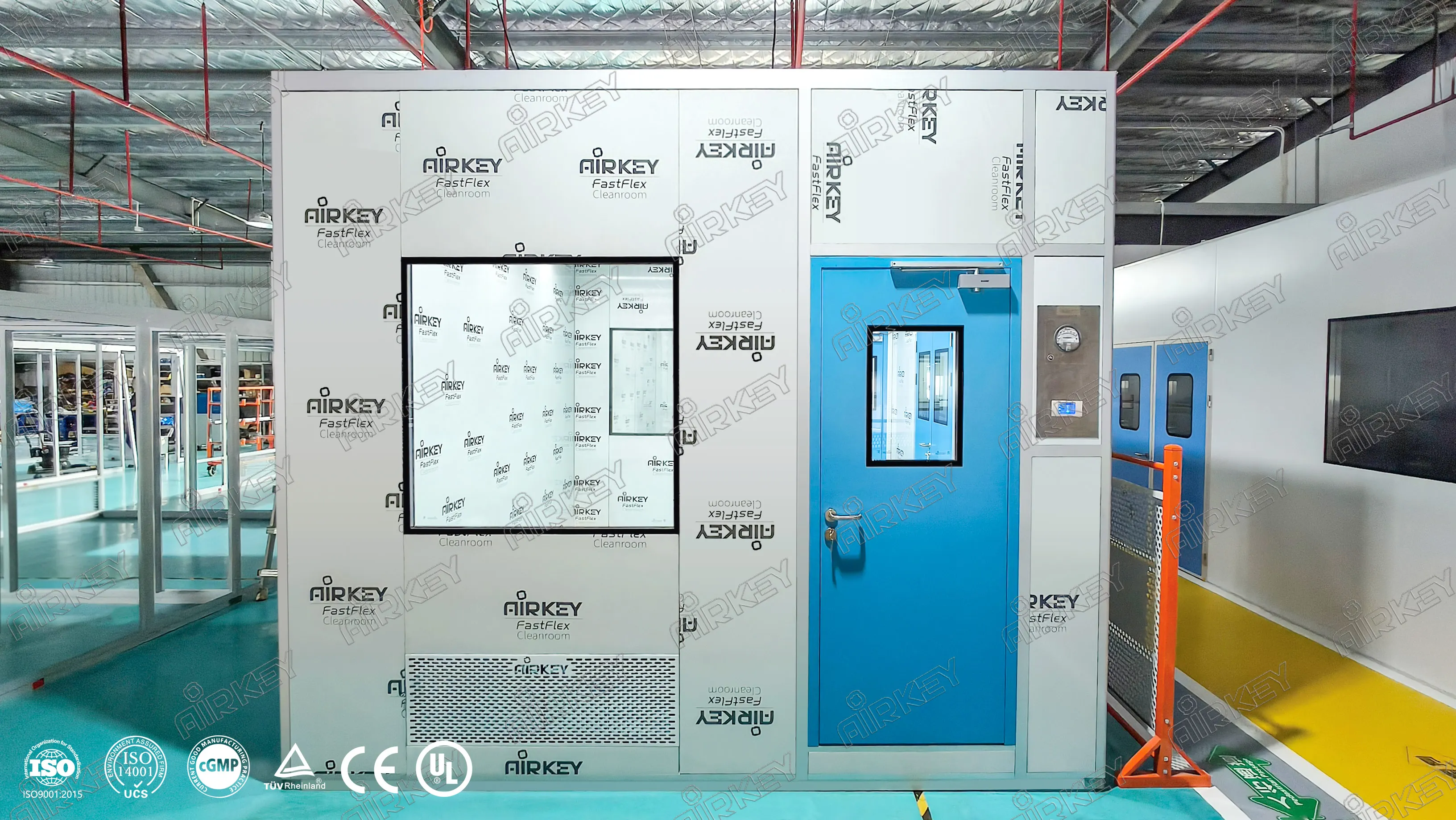 COOFULL ISO 8 Modular Cleanroom Systems | Free-Standing Clean Room for Pharma Lab Electronics with Turnkey Design & Installation