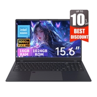 Laptop 15.6 Inch 32GB Ram DDR4 2048GB SSD Windows 11 Notebook Pc Gamer Intel N5095 Office Computer WIFI6 Backlit Fingerprint